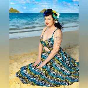 Pinup Couture Calypso Castaway Renee dress size L